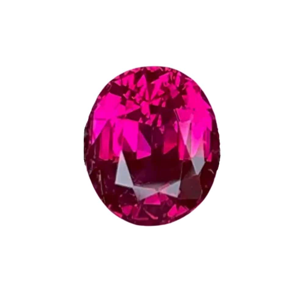 Ruby White Gold Colour Accented Engagement Ring Birdberry_image3