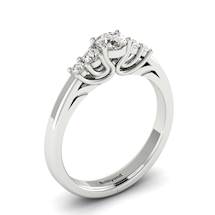Claddagh Diamond Engagement Ring in Platinum