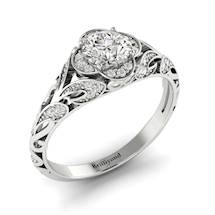 Diamond Platinum Vintage Engagement Ring Country Road