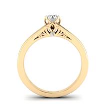 Designer Engagement Ring Blazingstar Yellow Gold