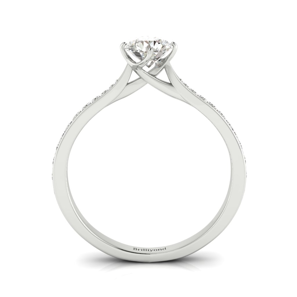 Designer Engagement Ring Freesia Platinum