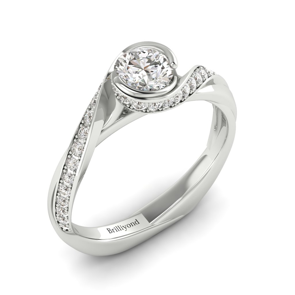 Designer Engagement Ring Nolana Platinum_image3