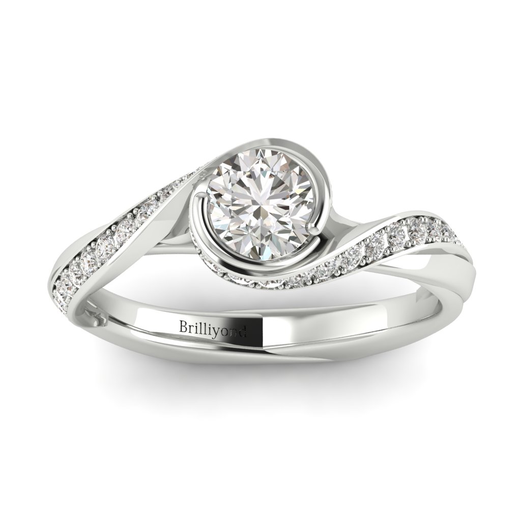 Designer Engagement Ring Nolana Platinum_image4