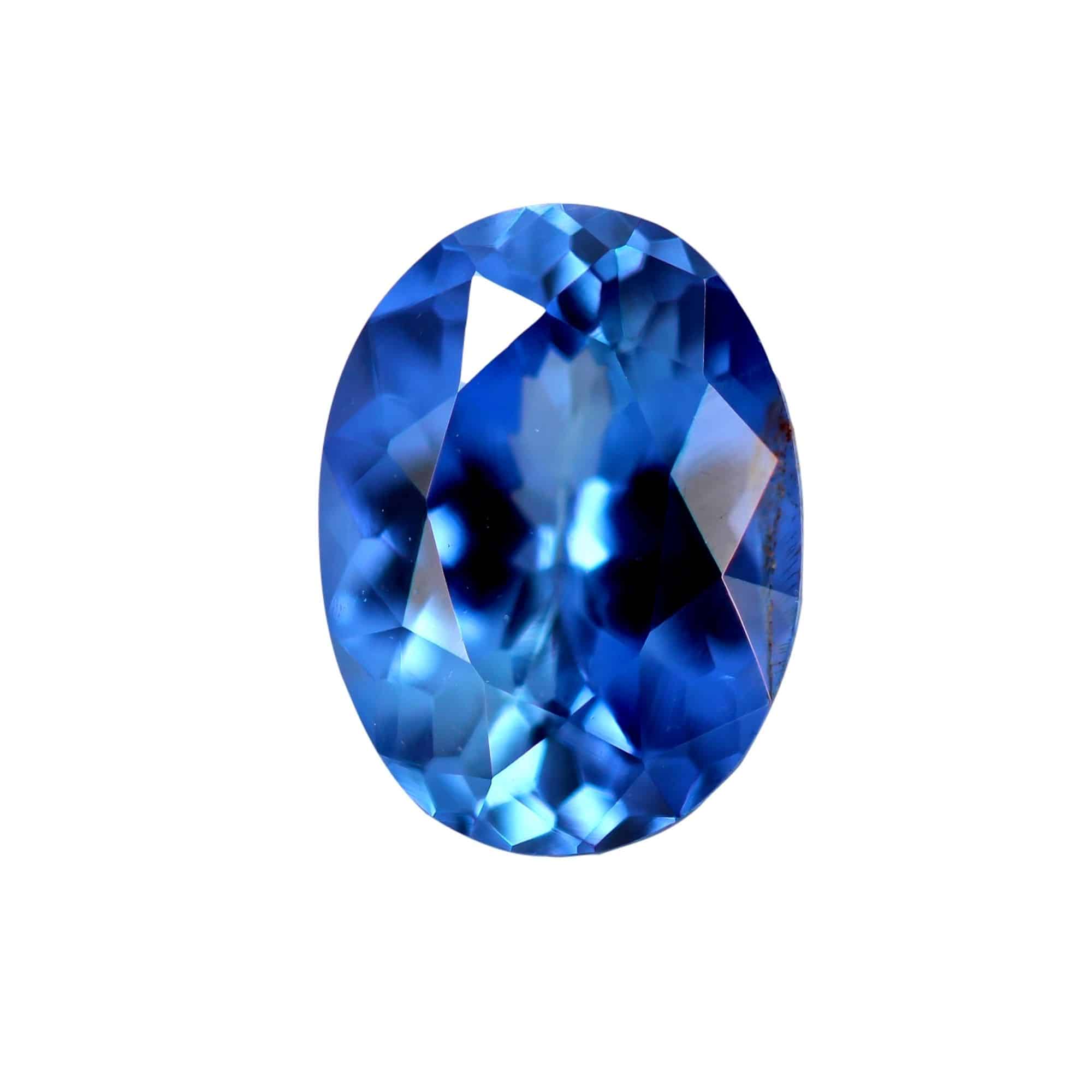 Natural Cornflower Blue Sapphire 0.7ct (6.55X4.87X3.19mm)