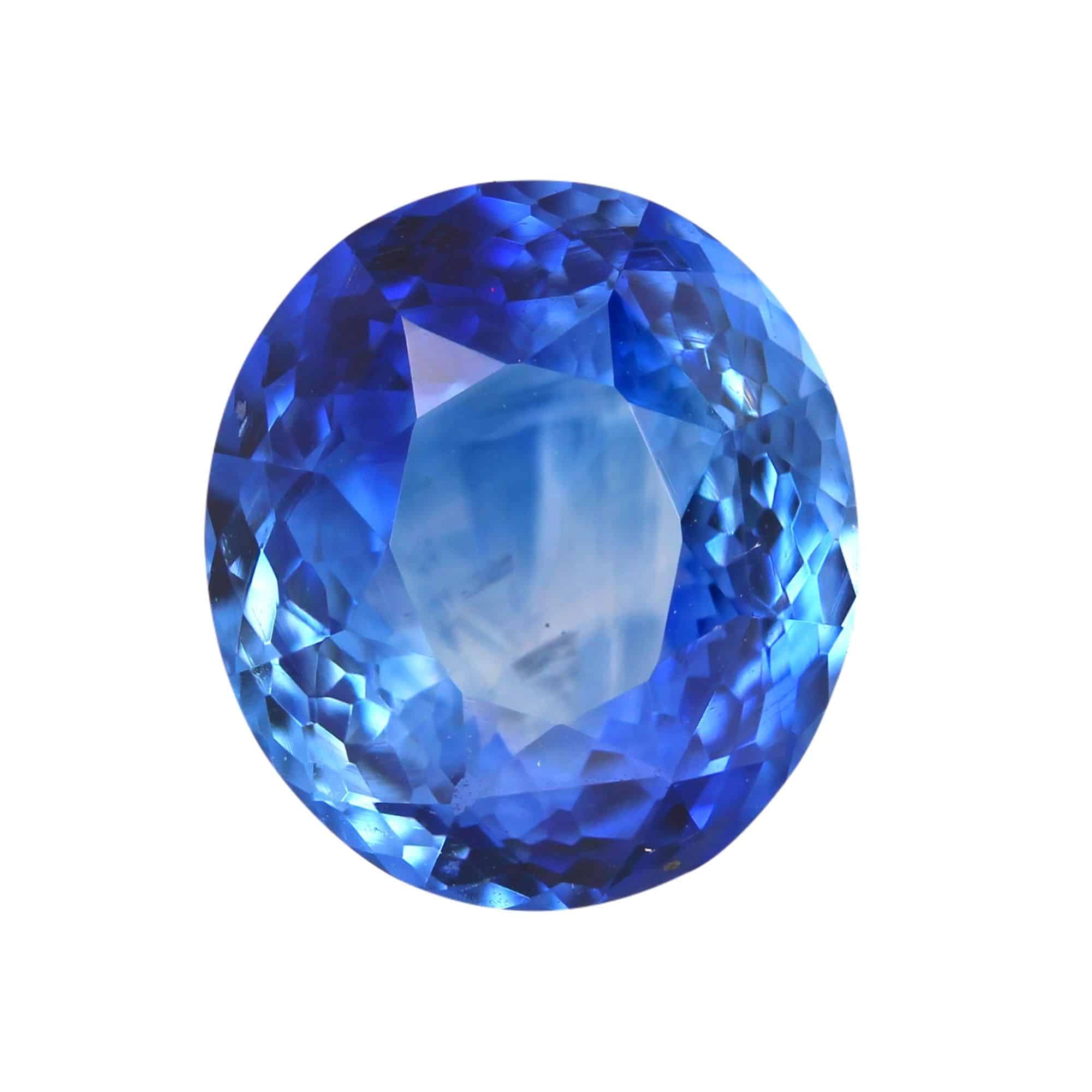Natural Cornflower Blue Sapphire 2.2ct (8.25X7.39X2.28mm)