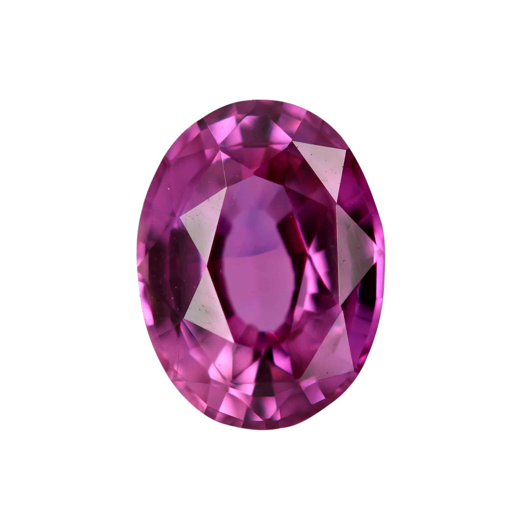 Un-heated Pink Sapphire 1.0ct (7.00X5.27X3.43mm)