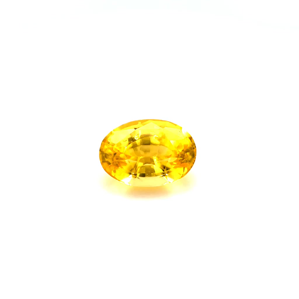 Yellow Sapphire 1.0 Carat (6.82X4.80X3.85mm)