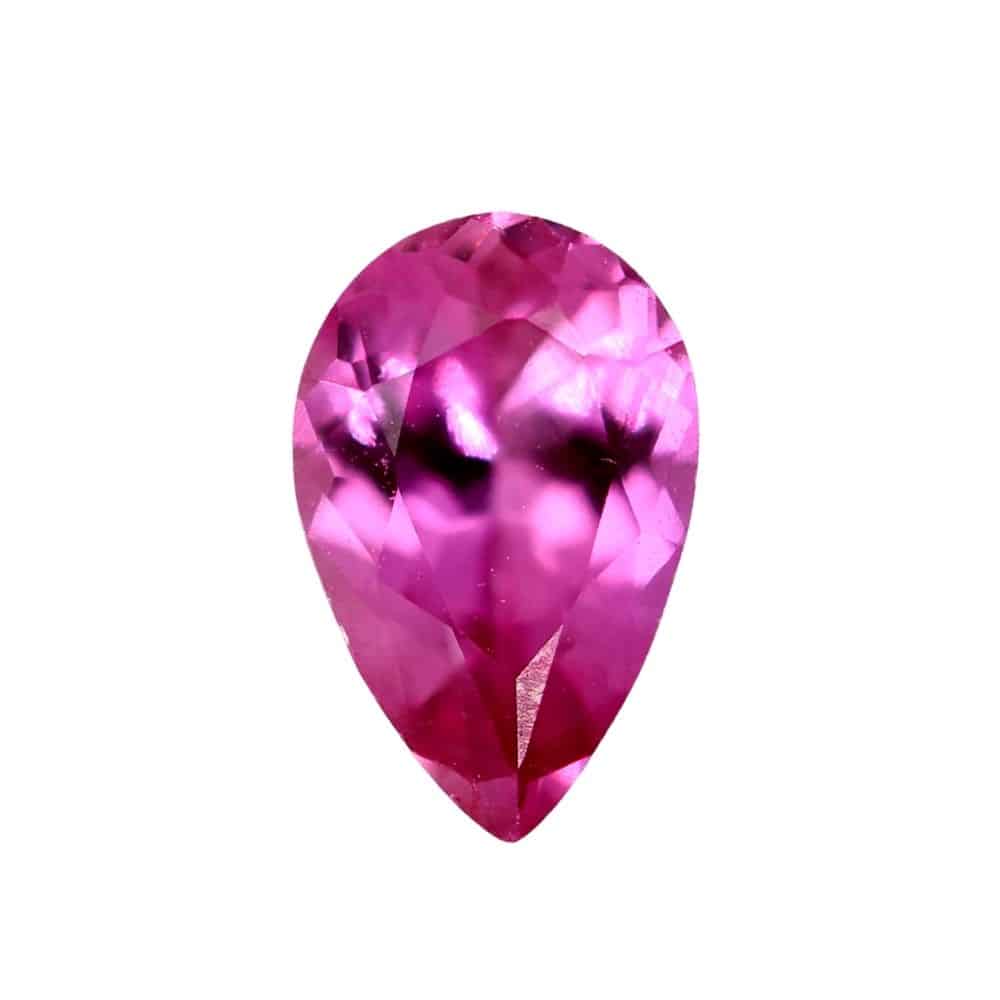 Natural Vivid Pink Sapphire 0.6 Carat (6.54x4.27x2.84mm)_image1