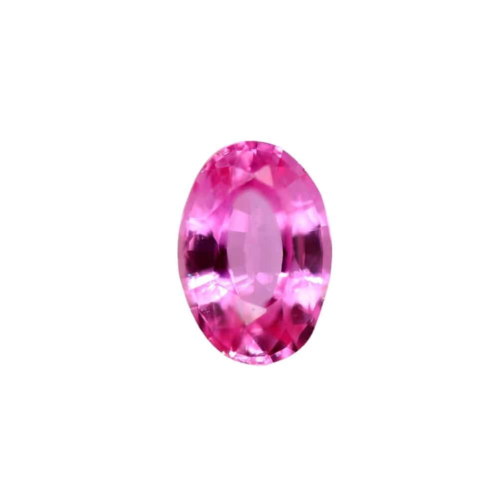 Natural Vivid Pink Sapphire 0.6 carat (6.12x4.26x2.86mm)