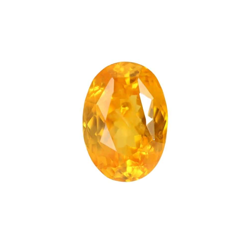 Natural Golden Yellow Sapphire 2.3 carat (9.12x6.47x4.48mm)