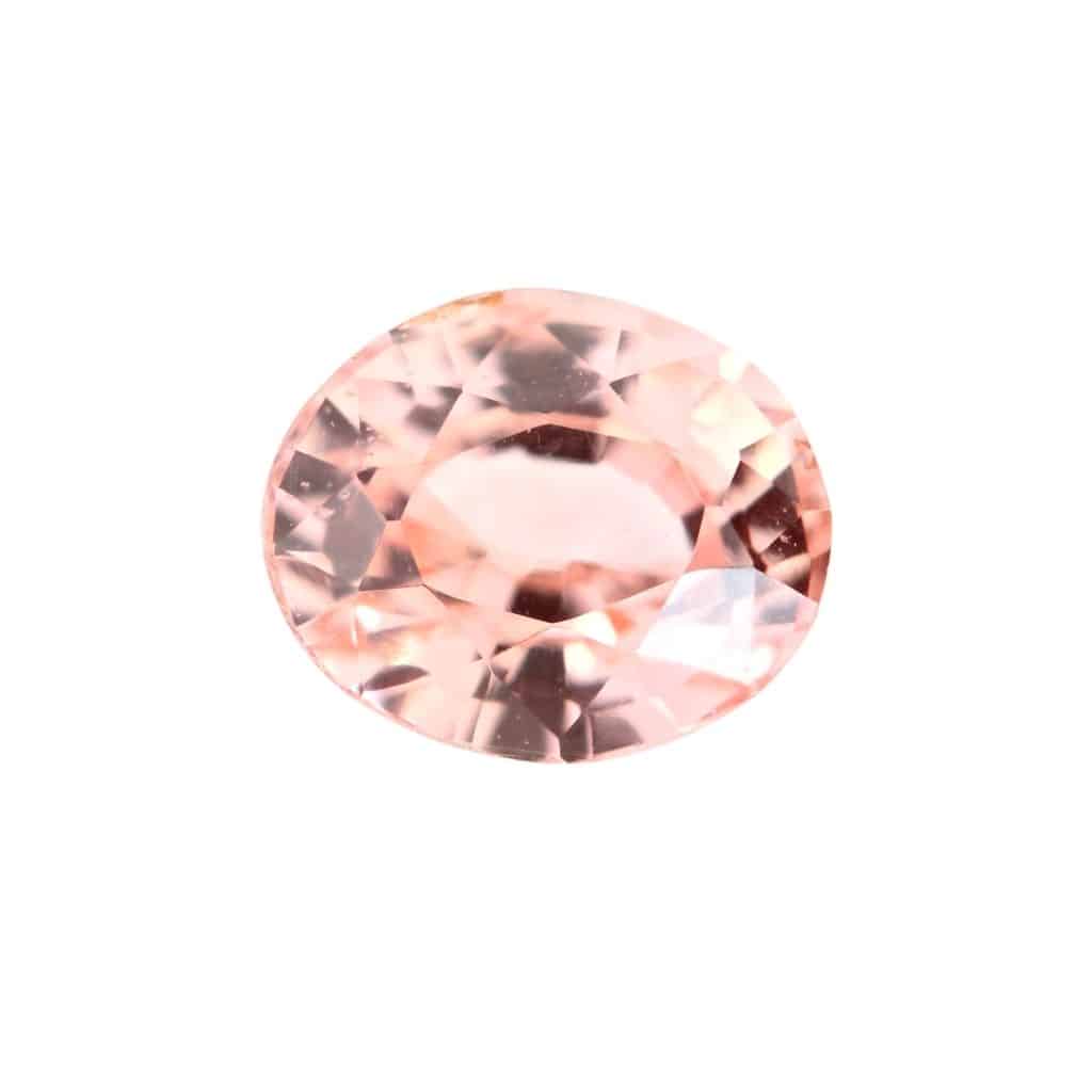 Natural Padparadscha Sapphire 0.8 carat (5.80x4.83x3.44mm)