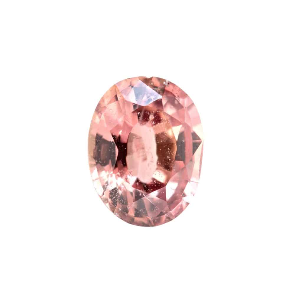 Natural Padparadscha Sapphire 0.9 carat (6.74x5.20x3.22mm)