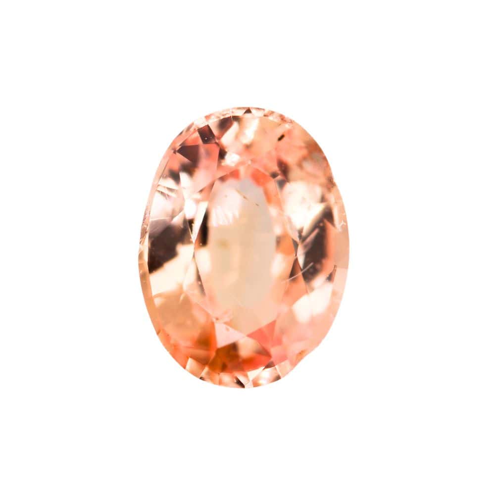 Natural Padparadscha 0.99ct (6.87x5.13x3.21mm) 