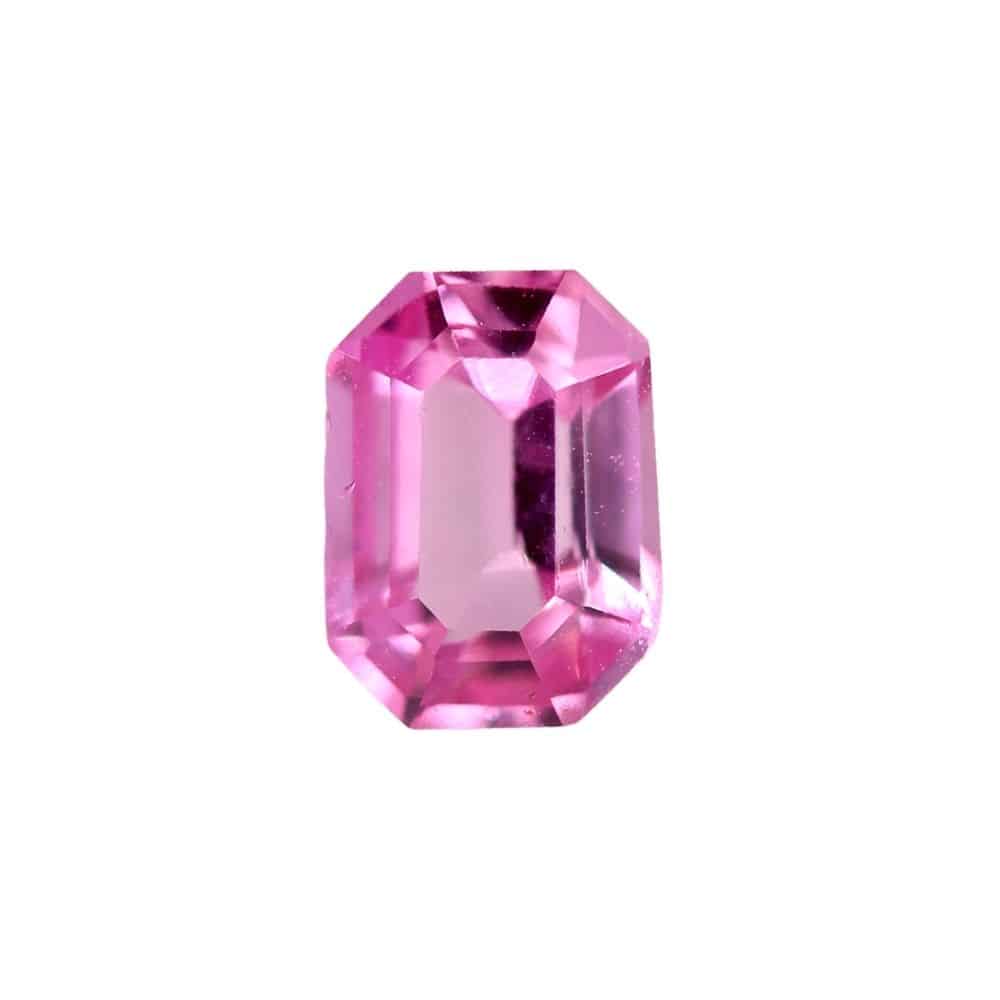 Pink sapphire 0.48ct Octagon shaped gemstone