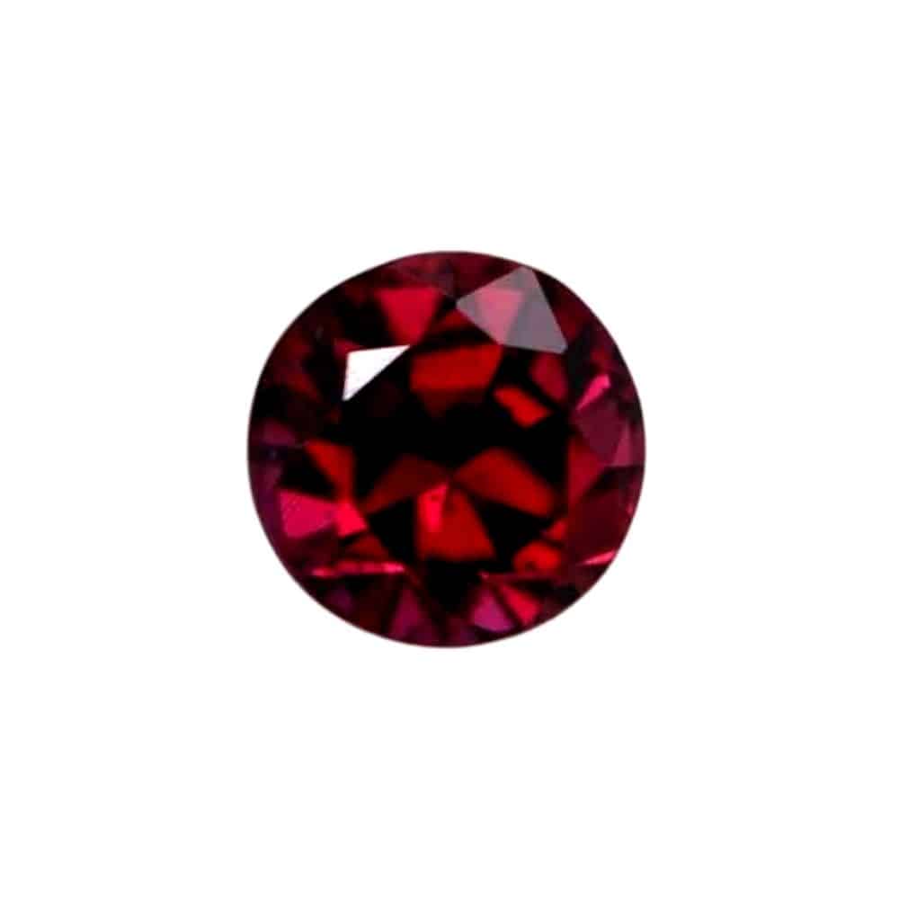Round ruby 0.6ct rare pigeon blood variant