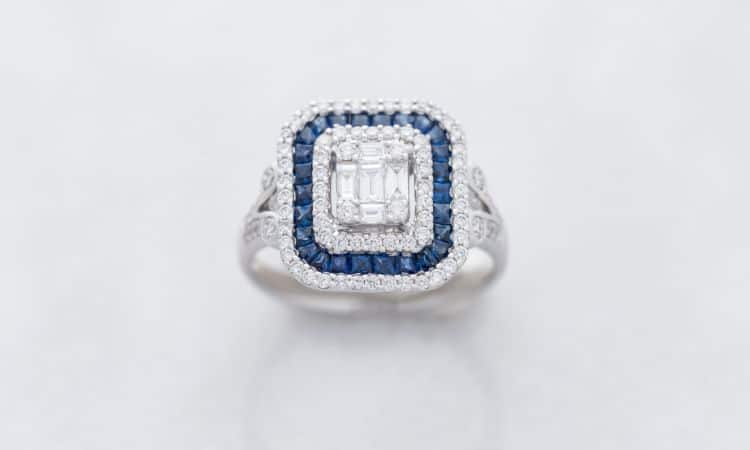 Colour Accented Engagement Ring Style