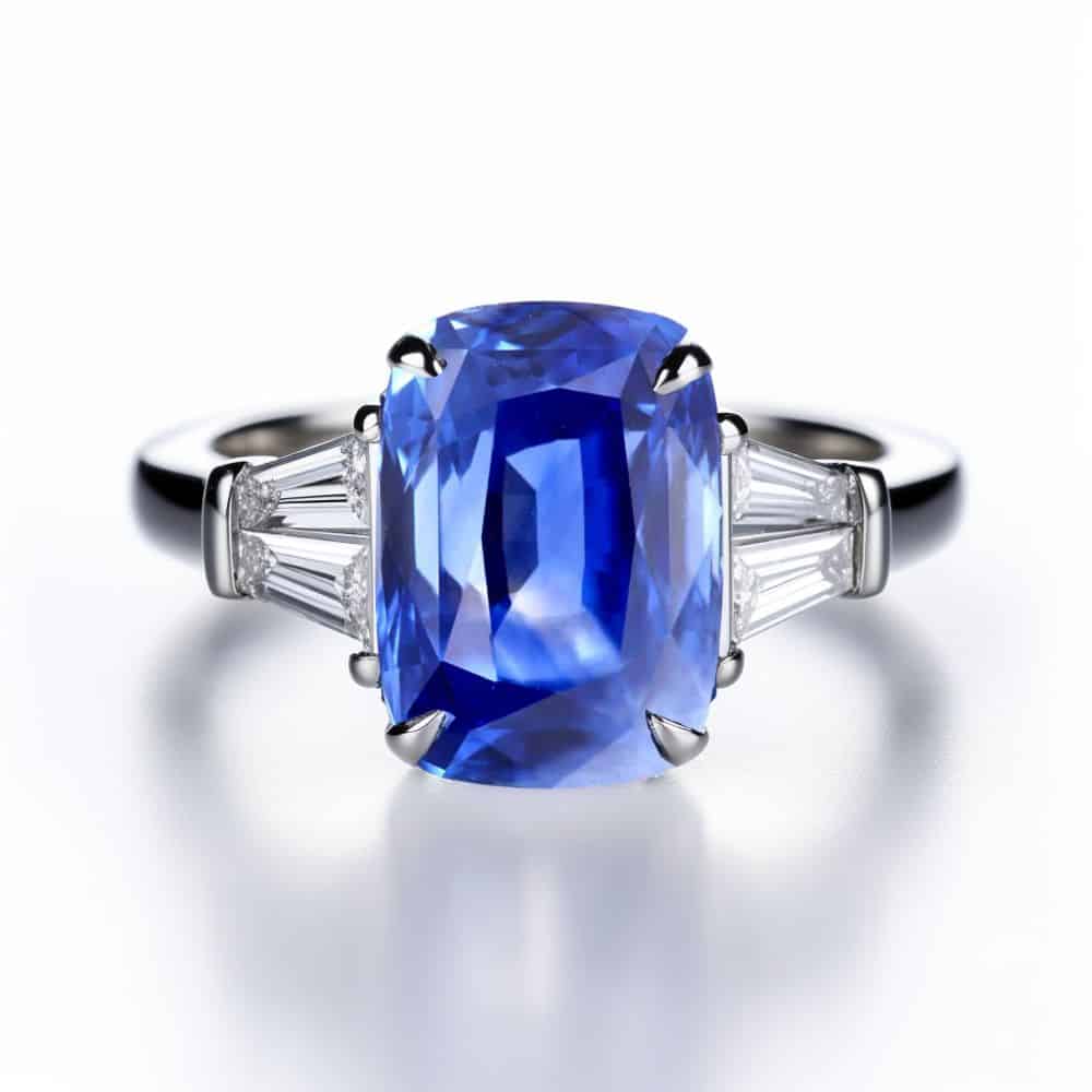 Elysian Cornflower Ceylon Sapphire Engagement Ring_image1
