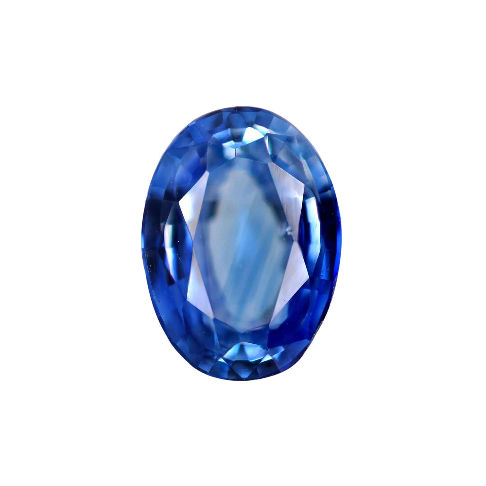 Cornflower blue sapphire 1.08ct Oval shape