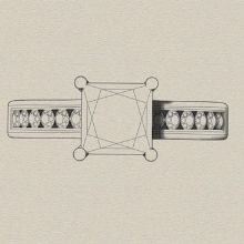 Center stone shape - princess cut