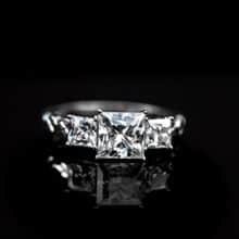 Engagement ring styles - three stone - trilogy
