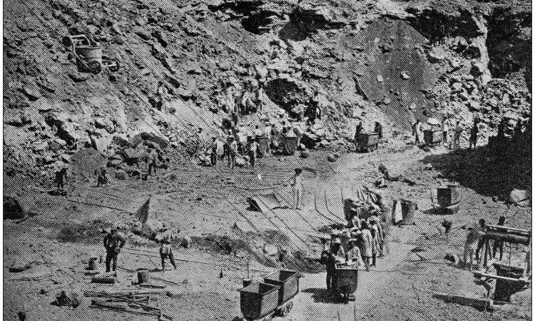Kimberley Diamond Mines in South Africa