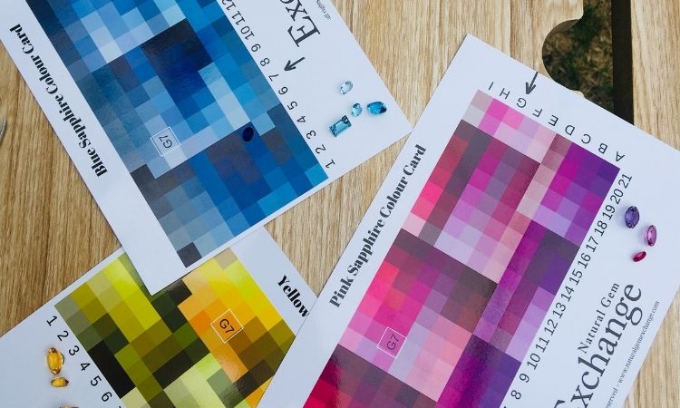 Colours of Sapphire Charts