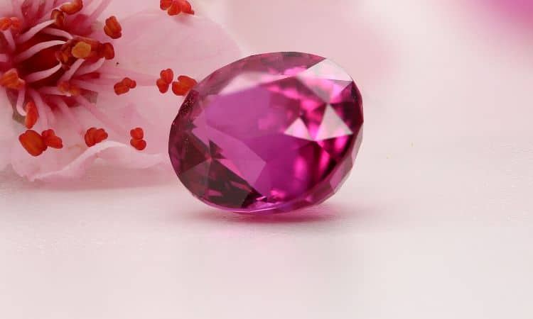A Pink Sapphire from Ceylon