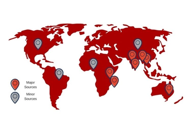 sapphire country of origin